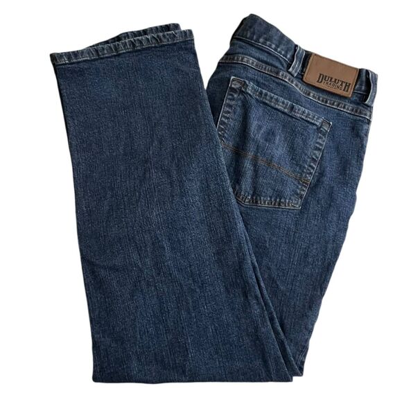 Duluth‎ Trading Co Mens Dark Wash Relaxed Fit Flex Weekender Jeans 40 X 31 - Picture 1 of 8